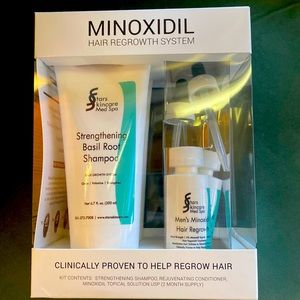 Mens minoxidil hair regrowth system kit, brand new in box
